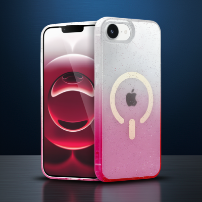 Apple İphone 16e Pummel Shiny Magsafe Kapak - Pembe