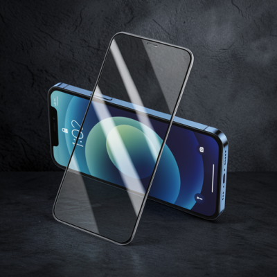 Apple İphone 6 3d Antistatik Cam Ekran Koruyucu - Siyah