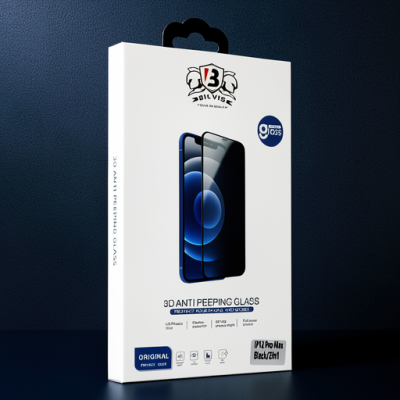 Apple İphone 6 Bilvis Hayalet Cam Ekran Koruyucu - Siyah