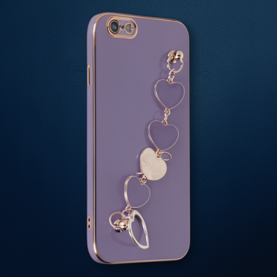 Apple İphone 6 Kılıf Esila Silikon - Mor