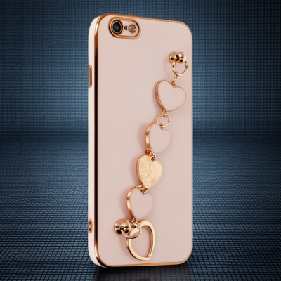 Apple İphone 6 Kılıf Esila Silikon - Pudra