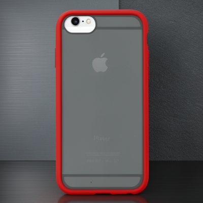 Apple İphone 6 Kılıf Montreal Silikon Kapak - Kırmızı