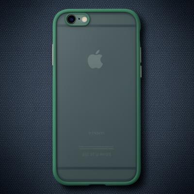 Apple İphone 6 Kılıf Montreal Silikon Kapak - Yeşil