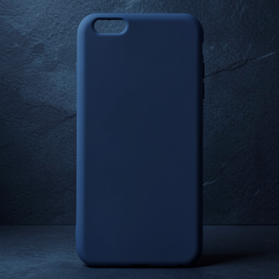 Apple İphone 6 Plus Kılıf Nano İçi Kadife Silikon - Lacivert