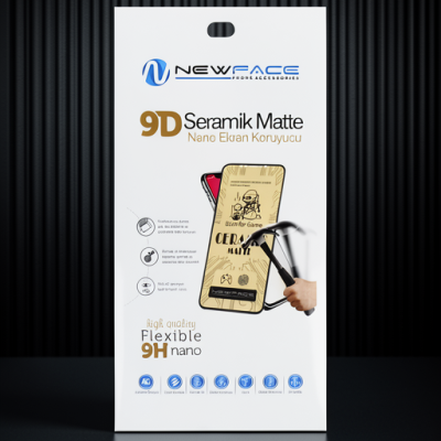 Apple İphone 6 Plus Mat Seramik Nano Ekran Koruyucu - Siyah