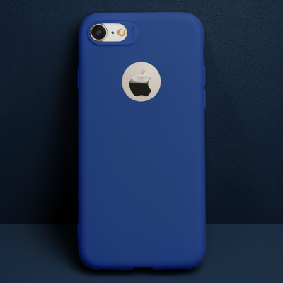 Apple İphone 7 Kılıf First Silikon - Lacivert