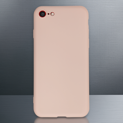 Apple İphone 7 Kılıf First Silikon - Pudra