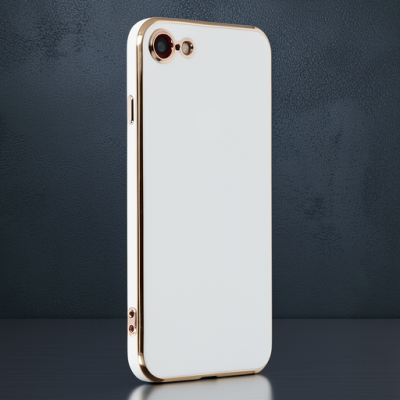 Apple İphone 7 Kılıf Volet Silikon - Beyaz