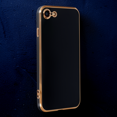 Apple İphone 7 Kılıf Volet Silikon - Siyah