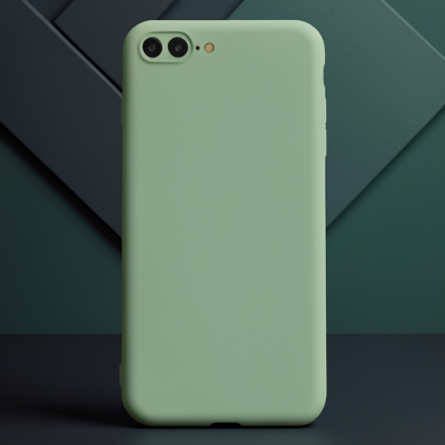 Apple İphone 7 Plus Kılıf First Silikon - Açık Yeşil