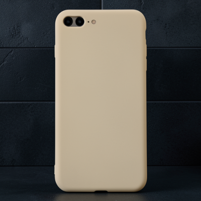 Apple İphone 7 Plus Kılıf First Silikon - Gold
