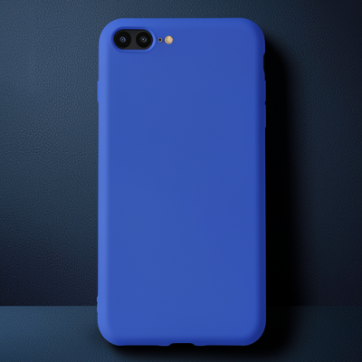 Apple İphone 7 Plus Kılıf First Silikon - Koyu Mavi