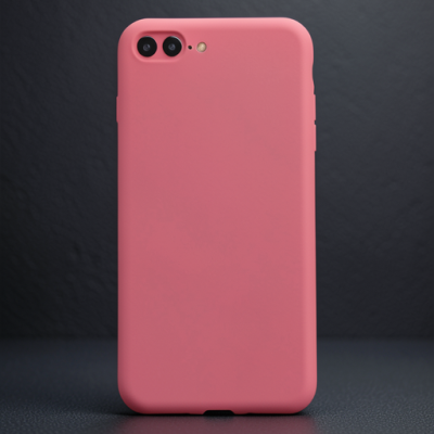 Apple İphone 7 Plus Kılıf First Silikon - Pembe