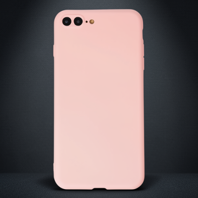 Apple İphone 7 Plus Kılıf First Silikon - Pudra