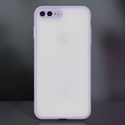 Apple İphone 7 Plus Kılıf Montreal Silikon Kapak - Mor