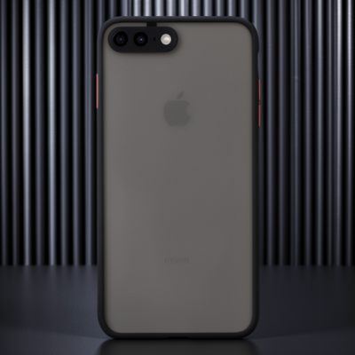 Apple İphone 7 Plus Kılıf Montreal Silikon Kapak - Siyah