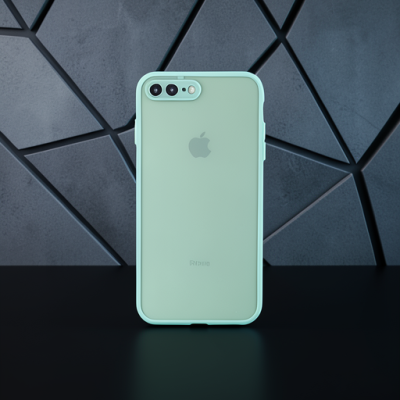 Apple İphone 7 Plus Kılıf Montreal Silikon Kapak - Turkuaz