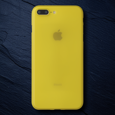 Apple İphone 7 Plus Kılıf Pp Ultra İnce Kapak - Sarı