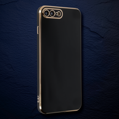 Apple İphone 7 Plus Kılıf Volet Silikon - Siyah