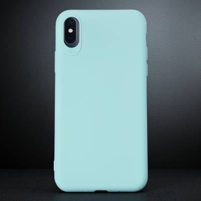 Apple İphone X Kılıf First Silikon - Turkuaz