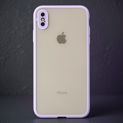 Apple İphone X Kılıf Montreal Silikon Kapak - Mor