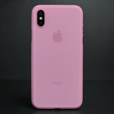 Apple İphone X Kılıf Pp Ultra İnce Kapak - Pembe