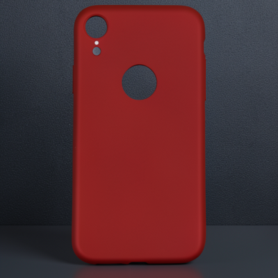 Apple İphone Xr Kılıf First Silikon - Bordo
