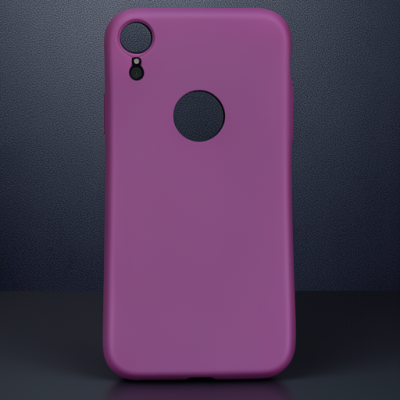 Apple İphone Xr Kılıf First Silikon - Mürdüm
