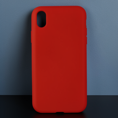 Apple İphone Xr Kılıf Nano İçi Kadife Silikon - Kırmızı