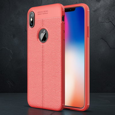 Apple İphone Xs Max Kılıf Auto Focus Kapak - Kırmızı