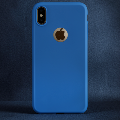 Apple İphone Xs Max Kılıf First Silikon - Mavi