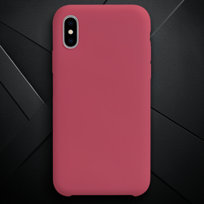 Apple İphone Xs Max Kılıf Lansman Legant Silikon - Fuşya