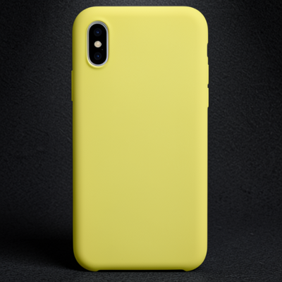 Apple İphone Xs Max Kılıf Lansman Legant Silikon - Sarı