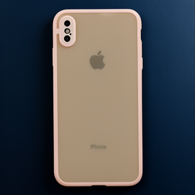 Apple İphone Xs Max Kılıf Montreal Silikon Kapak - Pembe