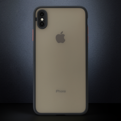 Apple İphone Xs Max Kılıf Montreal Silikon Kapak - Siyah