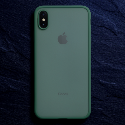 Apple İphone Xs Max Kılıf Montreal Silikon Kapak - Yeşil