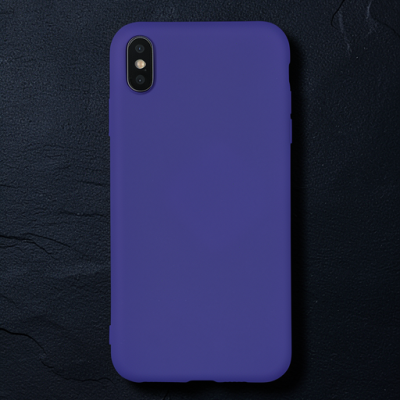 Apple İphone Xs Max Kılıf Nano İçi Kadife Silikon - Mor