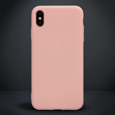 Apple İphone Xs Max Kılıf Nano İçi Kadife Silikon - Pembe
