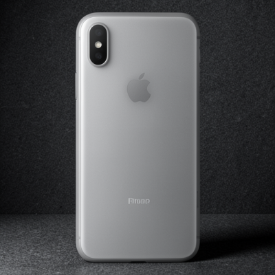 Apple İphone Xs Max Kılıf Pp Ultra İnce Kapak - Gri