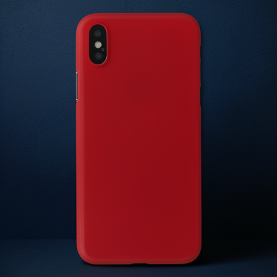 Apple İphone Xs Max Kılıf Pp Ultra İnce Kapak - Kırmızı