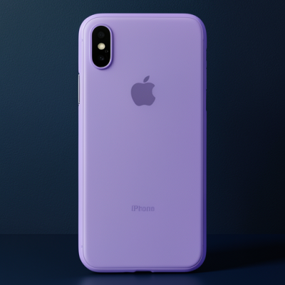 Apple İphone Xs Max Kılıf Pp Ultra İnce Kapak - Mor