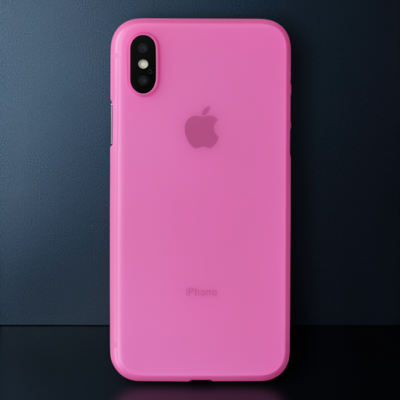 Apple İphone Xs Max Kılıf Pp Ultra İnce Kapak - Pembe