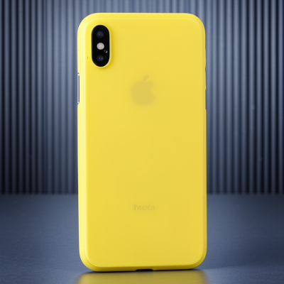 Apple İphone Xs Max Kılıf Pp Ultra İnce Kapak - Sarı