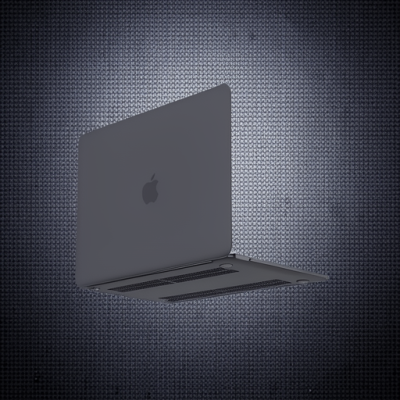 Apple Macbook Air 13.3 Macbook Buzlu Kapak - Füme