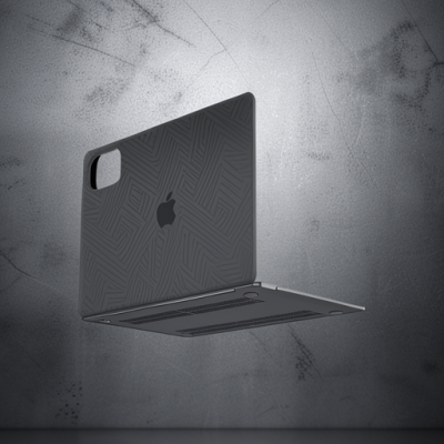 Apple Macbook Pro 13 2020 Macbook Buzlu Kapak - Füme