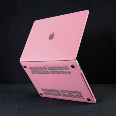 Apple Macbook Pro 13 2020 Macbook Buzlu Kapak - Pembe