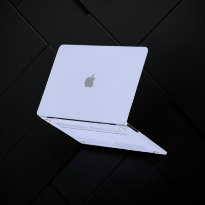 Apple Macbook Pro 13 2021 Macbook Buzlu Kapak - Lila