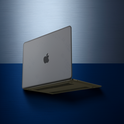 Apple Macbook Pro 14.2 2021 Macbook Buzlu Kapak - Füme