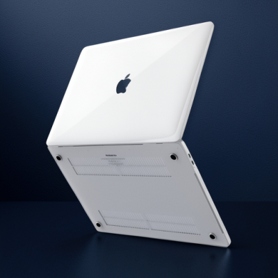 Apple Macbook Pro 16.2 2021 Macbook Buzlu Kapak - Şeffaf