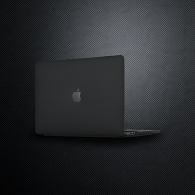 Apple Macbook Pro 16.2 2021 Macbook Buzlu Kapak - Siyah